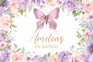 butterfly lavender - backdrop 1 - 48x32in /120x80cm: butterfly lavender - backdrop 1