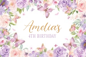 butterfly lavender - backdrop 2 - 48x32in /120x80cm: butterfly lavender - backdrop 2