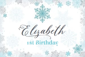 winter wonderland blue - backdrop - 120x80: winter wonderland blue - backdrop 1