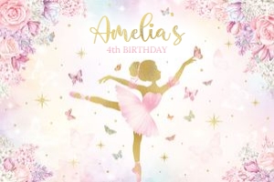 ballerina butterfly - backdrop 1 - 120x80: ballerina butterfly - backdrop 1