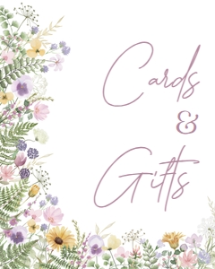 meadow delicate - sign 8x10 cards & gifts: meadow delicate - signs