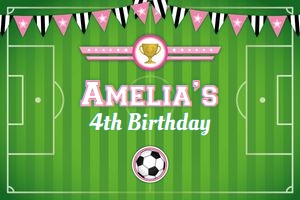 soccer pink - backdrop - 72x48in / 6x4ft: soccer pink - backdrop