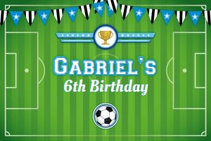 soccer blue - backdrop - 60x40in: soccer blue - backdrop