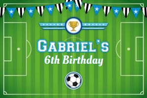 soccer blue - backdrop - 72x48in / 6x4ft: soccer blue - backdrop