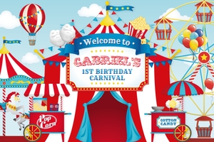 carnival red - backdrop 2 - 48x32 /120x80: carnival red - backdrop 2