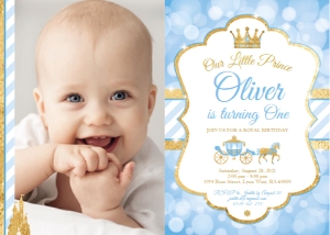 prince sky gold bokeh - bd invitation 1 7x5 photo: prince sky gold bokeh - BD invitation 1