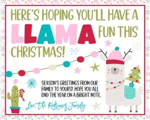 Llama Fun Tag: Llama Fun Tag