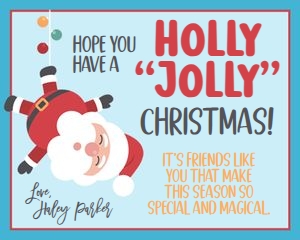Holly Jolly Christmas Tag: Holly Jolly Christmas Tag
