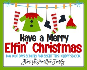 Have A Merry Elfin' Christmas Tag: Have a Merry Elfin' Christmas Tag