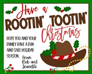 Rootin' Tootin' Christmas: Rootin' Tootin' Christmas Tag