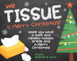 We Tissue a Merry Christmas Tag: We Tissue a Merry Christmas Tag
