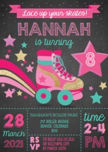 Rollerskating Party Invitation: Rollerskating Party Invitation