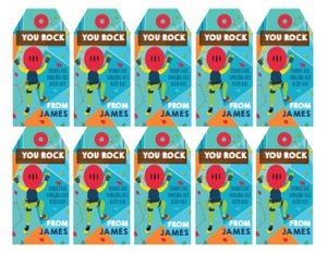 Rock Climbing Party - Favor Tags: Rock Climbing Party - Favor Tags