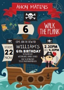 Pirate Party Invitation: Pirate Party Invitation