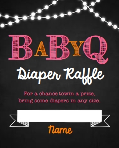 ChalkBoard Girl BaByQ Diaper Raffle: ChalkBoard Girl BaByQ Diaper Raffle