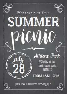 Picnic Party Invitation: Picnic Party Invitation