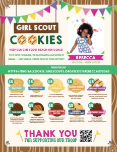 ABC Cookie Seller Desk Flyer: ABC Cookie Seller Desk Flyer