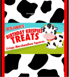 cow  Rice Krispies Treats: KRISPIES TREATS-cow