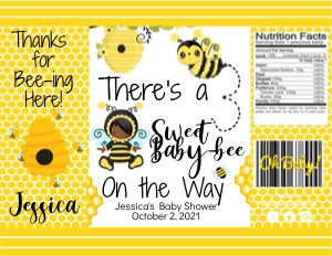 BABY BEE BABY SHOWER design preview