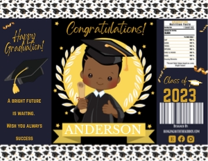 GRADUATION TREAT BAG BOY 1: GRADUATION TREAT BAG BOY  1