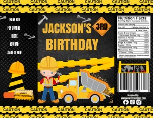 construction Birthday Design 03 design preview