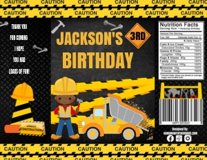 construction Birthday Design 01: construction Birthday Design 01