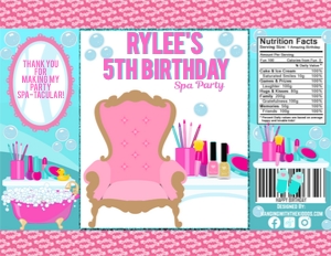 Girl Spa Party Design 4 design preview