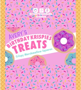 DONUT BIRTHDAY Krispies Treats DESIGN: DONUT BIRTHDAY Krispies Treats DESIGN