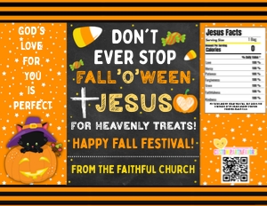 FALL‘O‘WEEN Chip Bag: FALL‘O‘WEEN Chip Bag