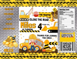 Construction Party Yellow- Chip bag label 04-2024: Construction Party Yellow- Chip bag label 04-2024
