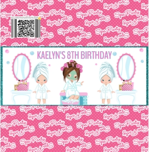 Spa Party Candy Bar Wrapper 02-2024: Spa Party  Large Bundle 02