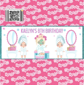 Spa Party Candy Bar Wrapper 03-2024: Spa Party  Large Bundle 03