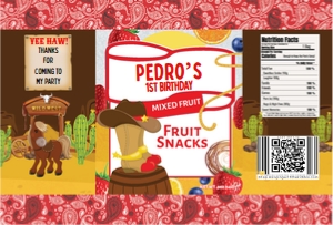 Western  Red Boots Fruit Snacks: Western Red Boots Fruit Snacks