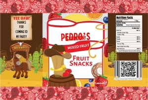 Western Red Boots Fruit Snacks design preview