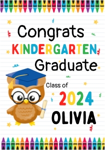 Elementary Graduation  Juice Pouch Label design preview