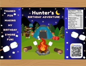 Camping Chip Bag design preview