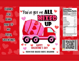 Construction- Valentine Treat Bag: Construction- Valentine Treat Bag