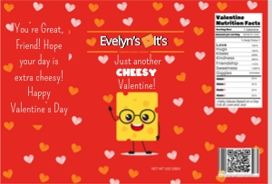 VALENTINE Baked Cheese Crackers: VALENTINE Baked Cheese Crackers