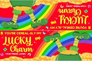 St Patricks day Bag Topper design preview
