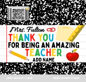 Teacher Appreciation  Candy Bar Wrapper: Teacher Appreciation Candy Bar Wrapper