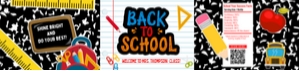 Back to School Water Bottle Label OO2 design preview