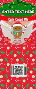 Christmas COCOA MIX design preview