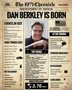Newspaper Poster 8x10 - Back in 1971 - The Chronicle: Back in 1971 - The Chronicle