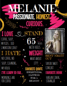 Funky Funny Poster 11X14: Adult Funny Birthday Poster - Any Age