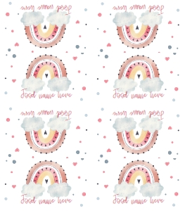 rainbow food name card R003: 1037084585