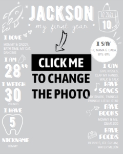 photo milestone poster 16x20 MI01: 1068716885
