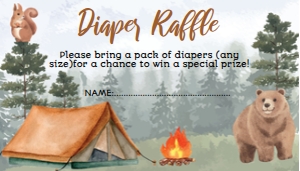 camping diaper raffle: 4330414168