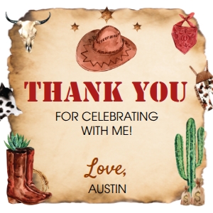 rodeo favor tag R007: 1247527690