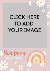 daisy rainbow photo banner D004: 1263144720