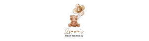 teddy bear water bottle label T004: 1314334027